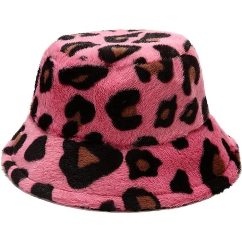 Women's Winter Faux Fur Fuzzy Warm Bucket Hat